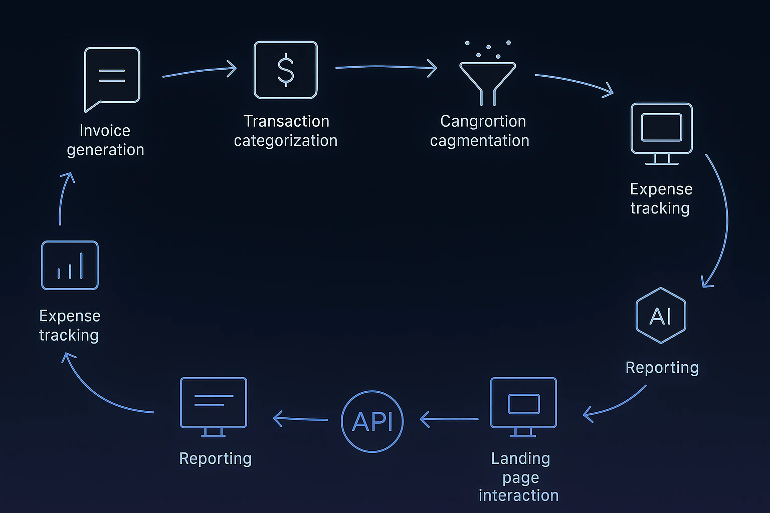 Finance automation workflow overview