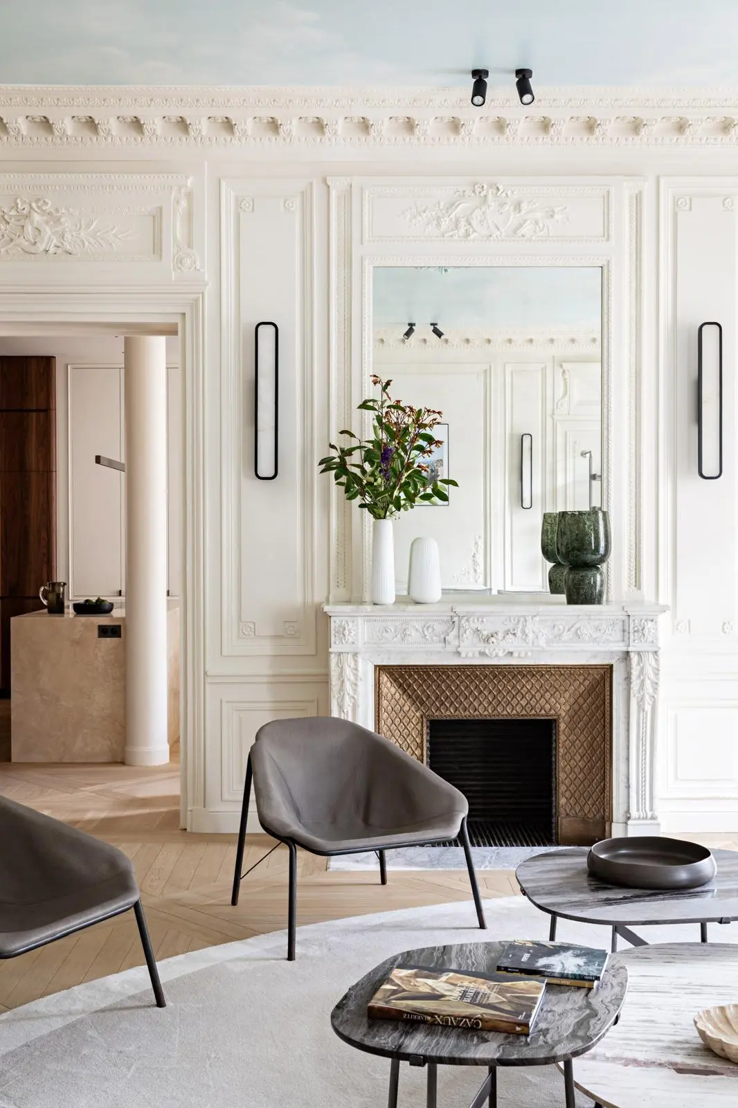 Aménagement intérieur – Salle à manger avec vue sur salon – Projet Paix CTEG