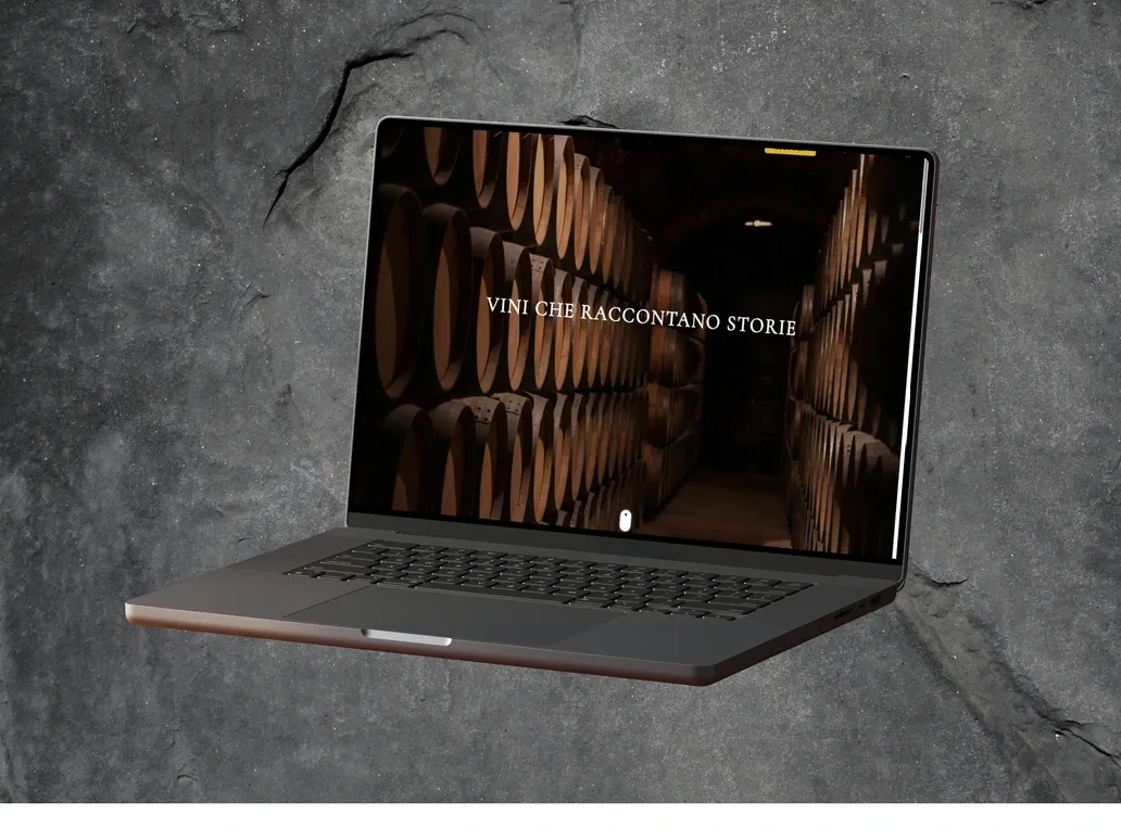 Webflow website for a winery — elegant design with e-commerce functionality