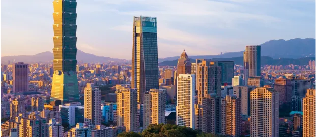 Taipei city landscape
