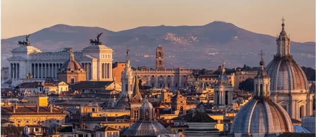 Rome city landscape