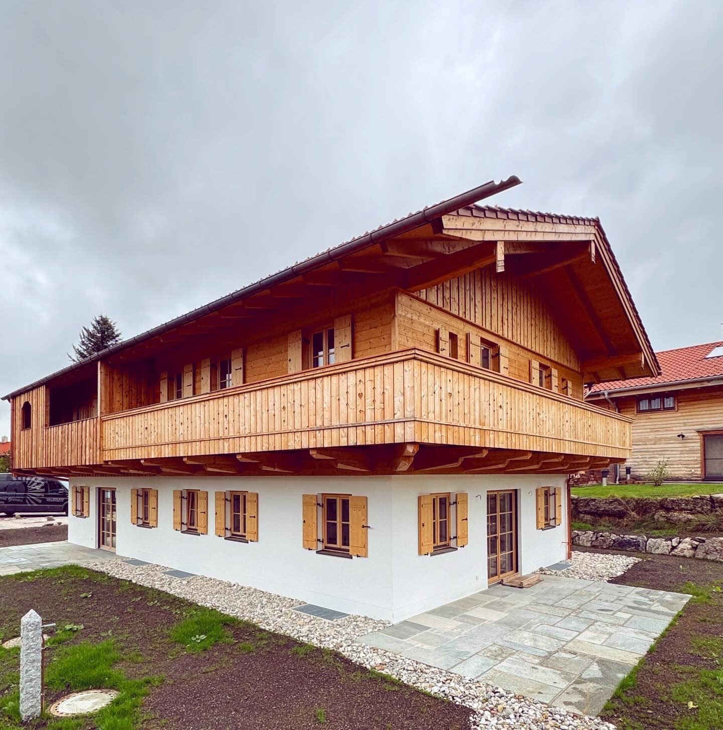 Seitenansicht Haus in Hundham