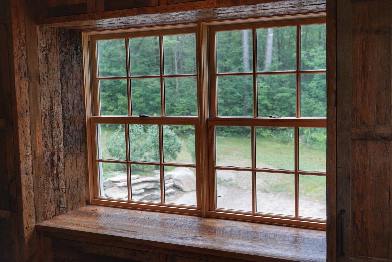 Project detail: Close up of window detailing.