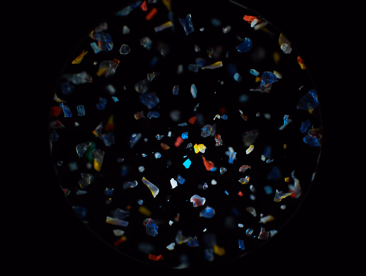 Microplastics in water