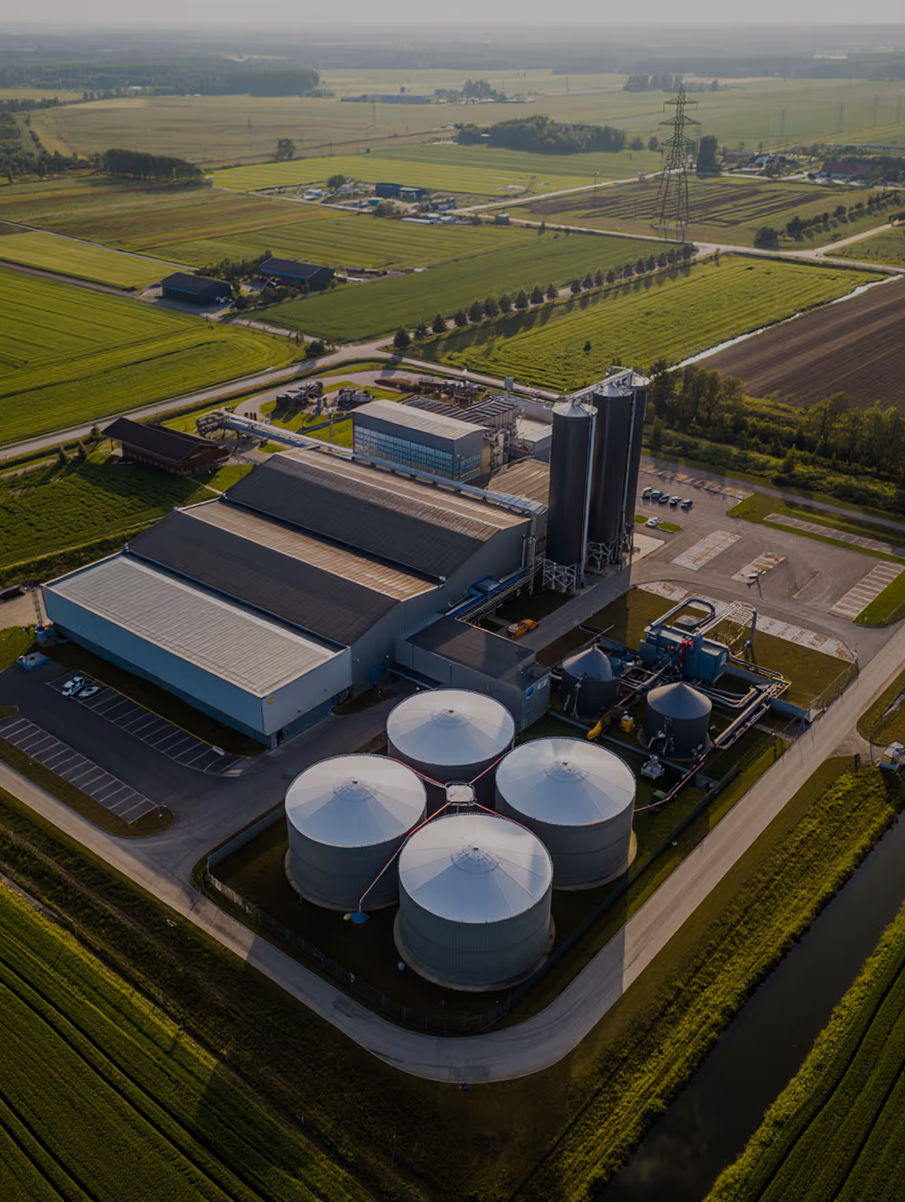 Biogas production facility