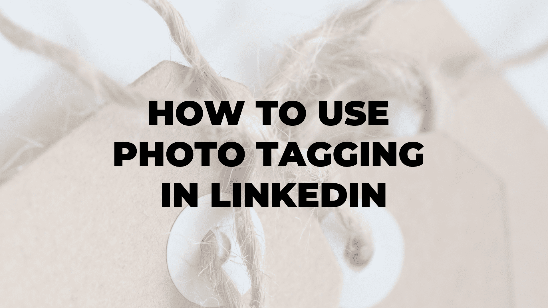 How to Use Photo Tagging in LinkedIn