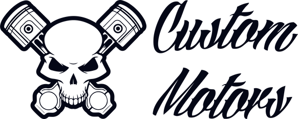 custom motors logo