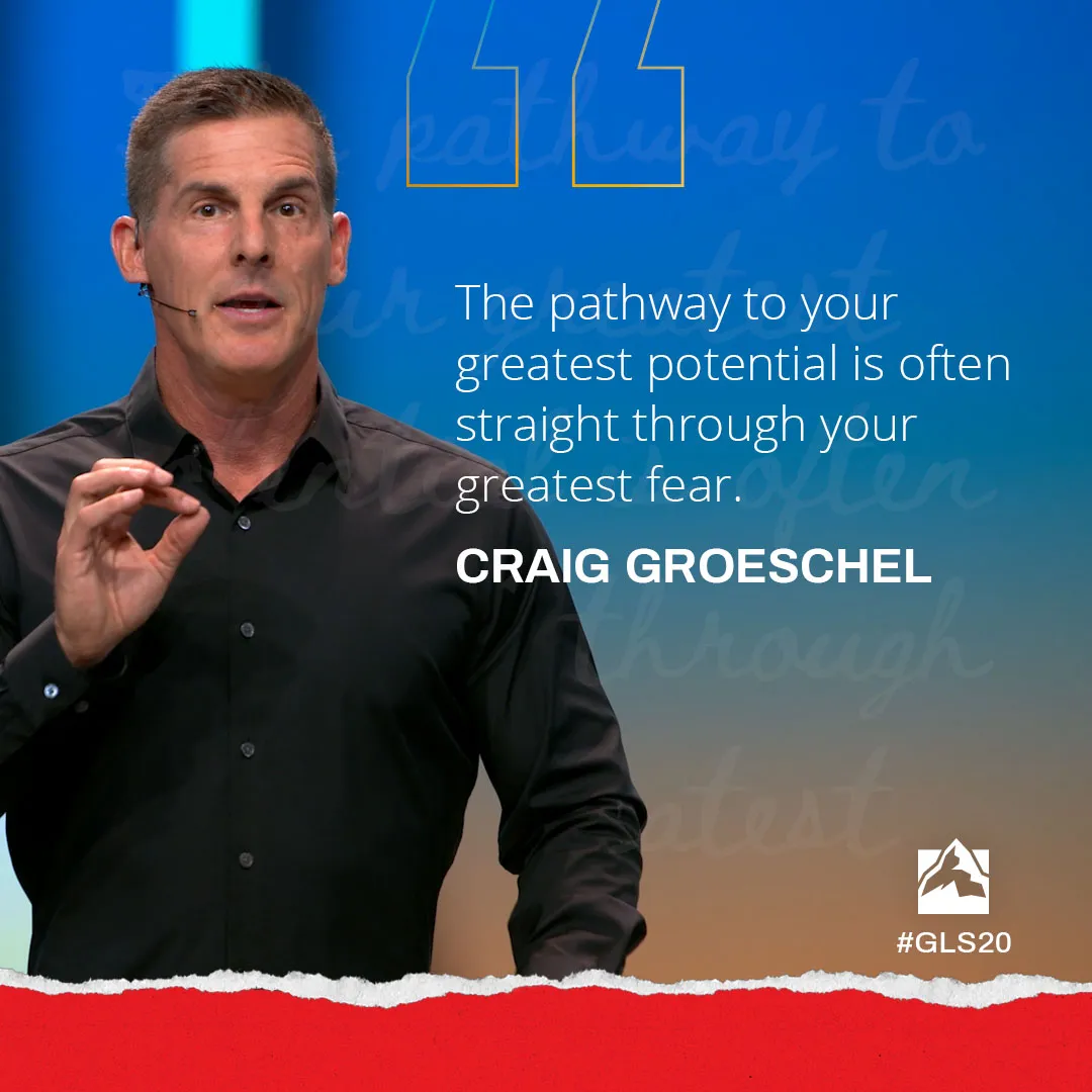 The pathway to your greatest potential is often straight through your greatest fear.