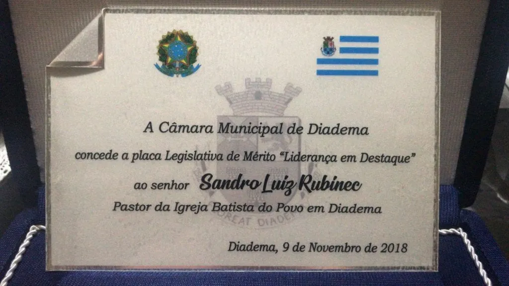 GLS 2018 award presented in Diadema, Brazil