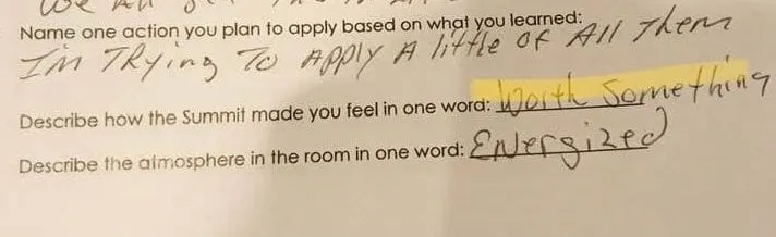 Note from inmate worth something