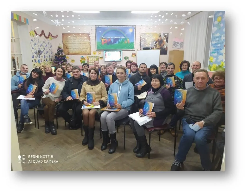 Halyna Mykhalenko, an online participants’ team coordinator of the Peremoga (Victory) churches in Rubizhne, Lysychansk, and Severodonetsk