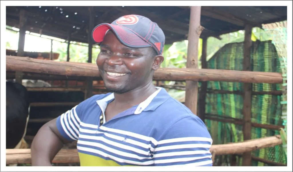 VYUMVUHORE Eric Prosper, a cattle-breeder in Gitega province GLS20 Burundi