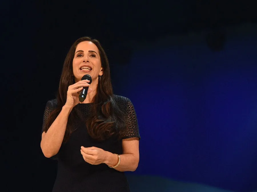 Juliet Funt speaking at the GLS 2018 about The Upside of Simplicity