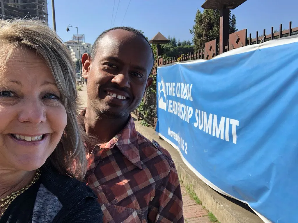 Ephrem and Stephanie attend the GLS in Ethiopia