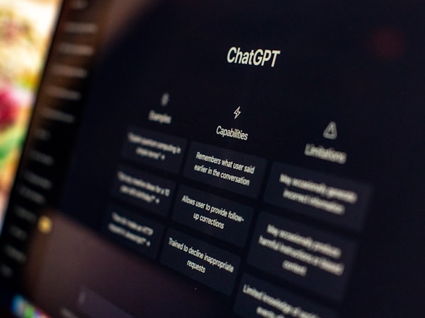 In this photograph captured by Emiliano Vittoriosi, a sleek Mac Book with an open window can be seen. The screen displays the homepage of ChatGPT, an AI language model, which is designed to facilitate communication and provide information to its users. Do you know what is Native Advertising? Check my service here: https://emilianovittoriosi.gumroad.com/l/native-advertising Reach your customers faster with my service!