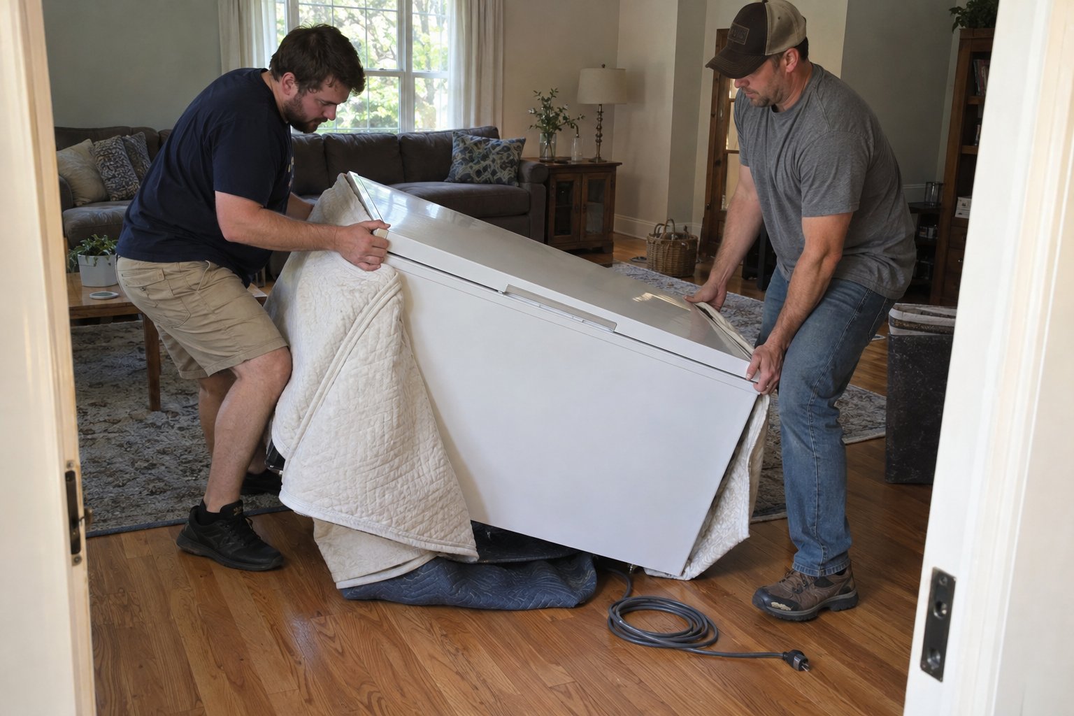 Can a Chest Freezer Be Transported on Its Side? What to Know Before You Move One
