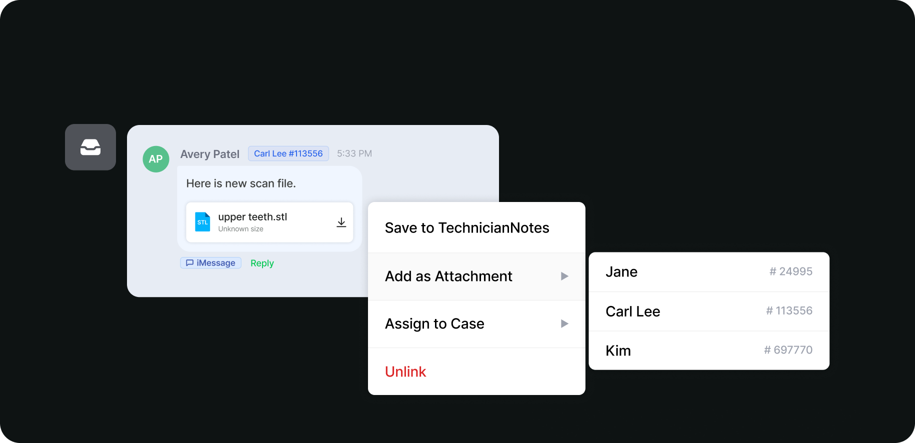 Link all files to case