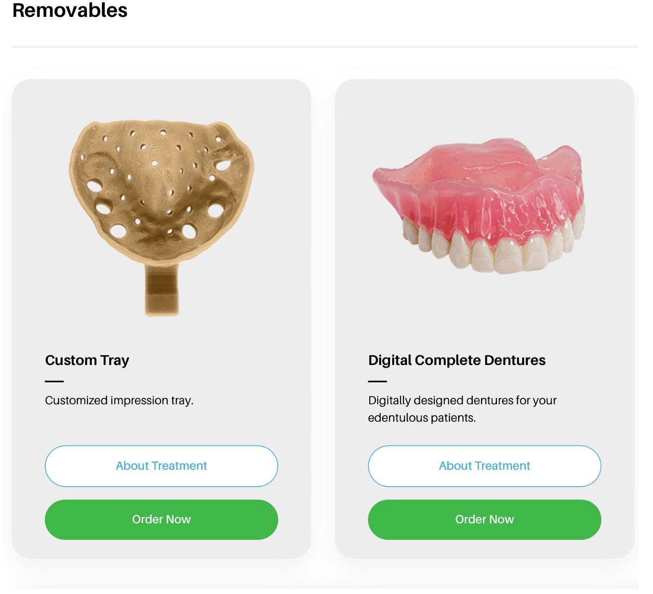 Screenshot of EviSmart order