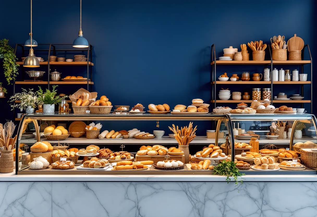 [background image] image of festive bakery event (for a bakery)