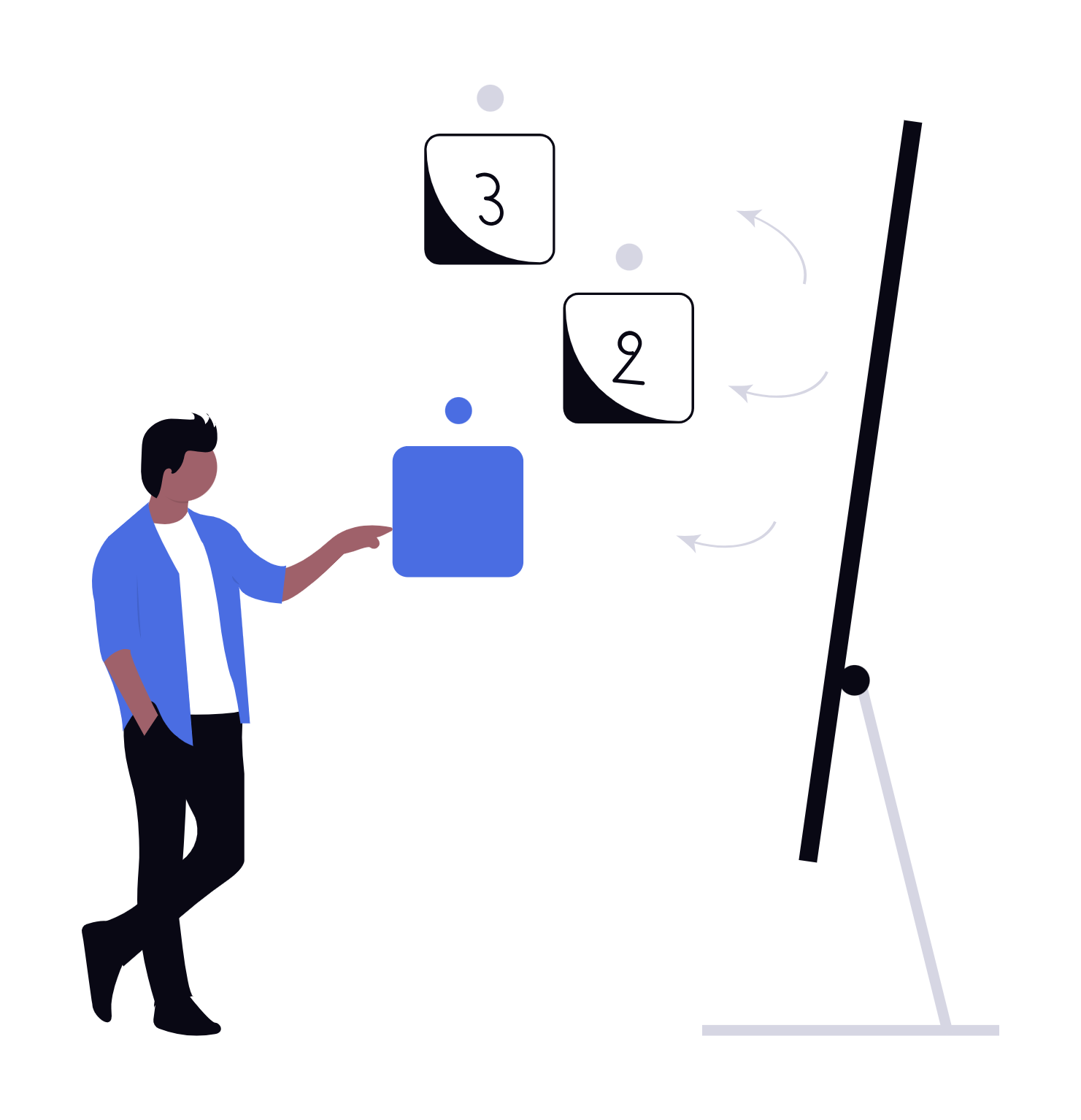 Illustration representing a dashboard for monitoring business app security, showing checks for login settings, account security, and breach alerts