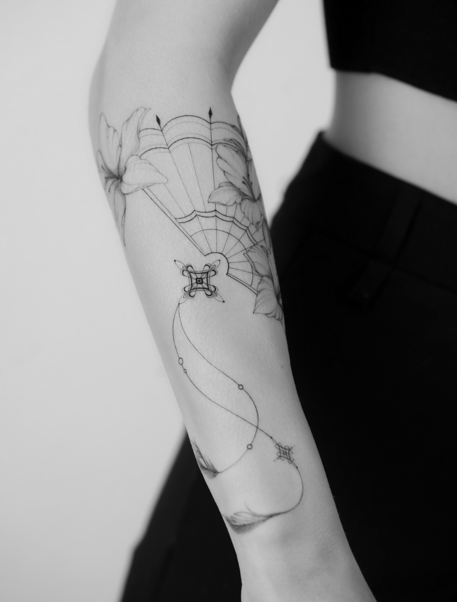 Fineline Tattoo Projekte