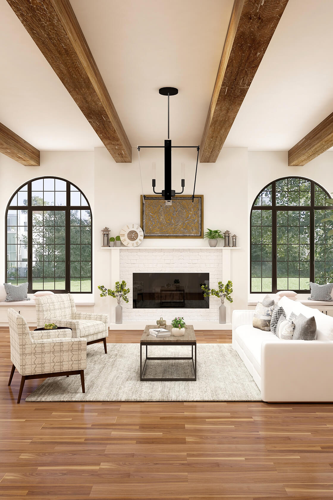 clean living room
