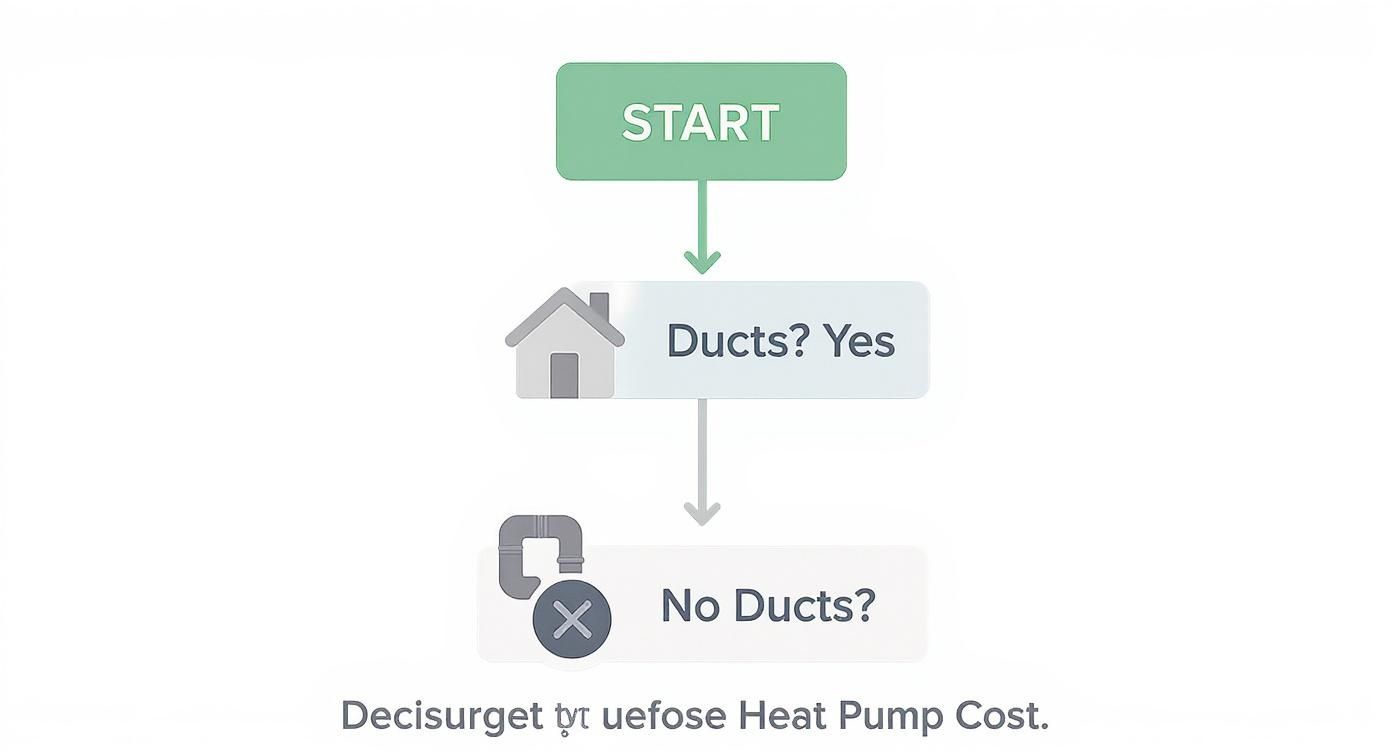 Infographic about heat pump installation cost ontario