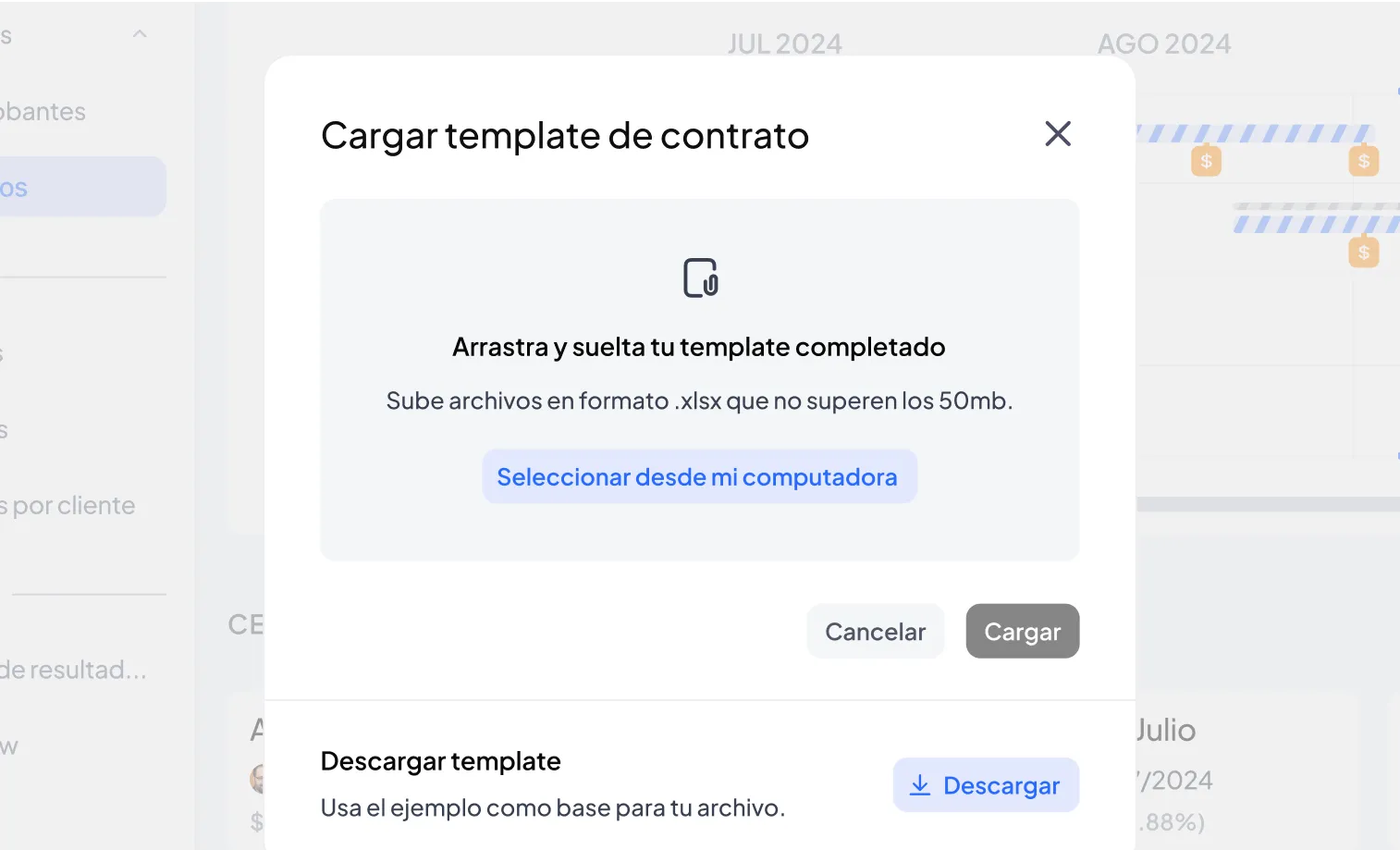 A screen shot of a upload file.