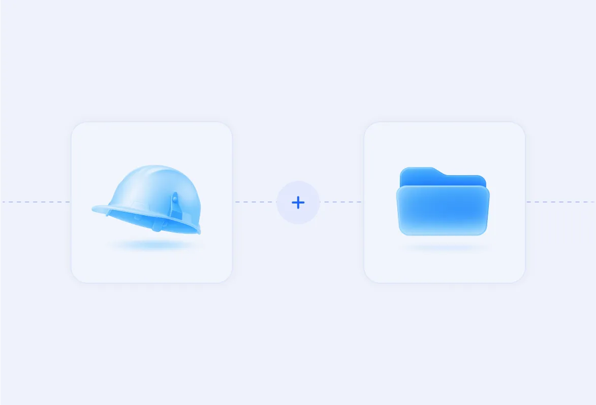 A blue and white diagram of a company.