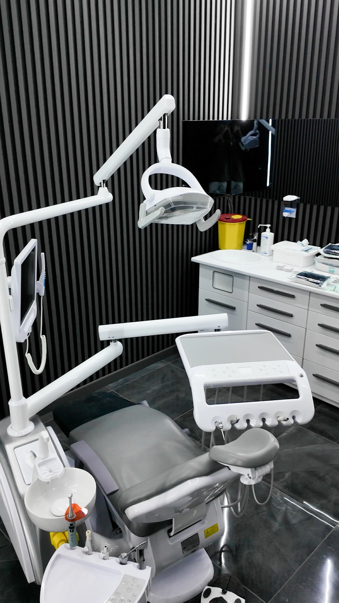 all on smiles clinic patient operation desk in a dental clinic