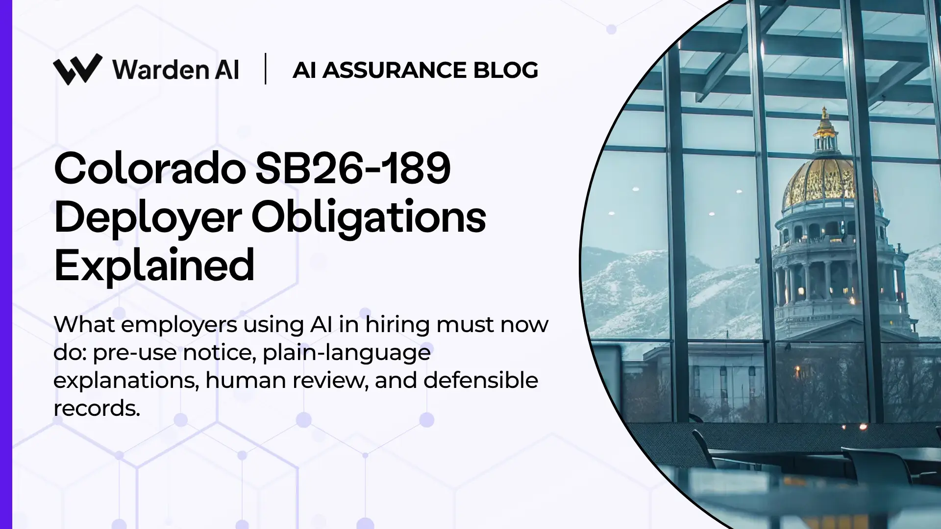 Colorado SB26-189 Deployer Obligations