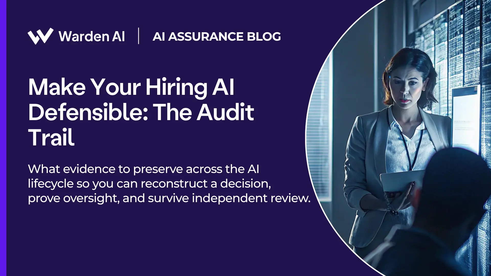 Make Your Hiring AI Defensible: The Audit Trail