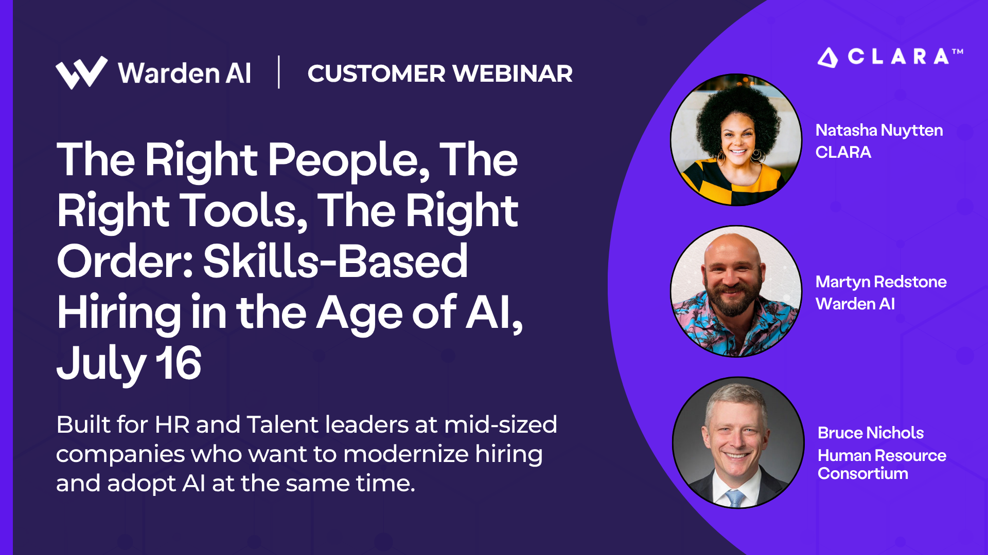 The Right People, The Right Tools, The Right Order: Skills-Based Hiring in the Age of AI, July 16