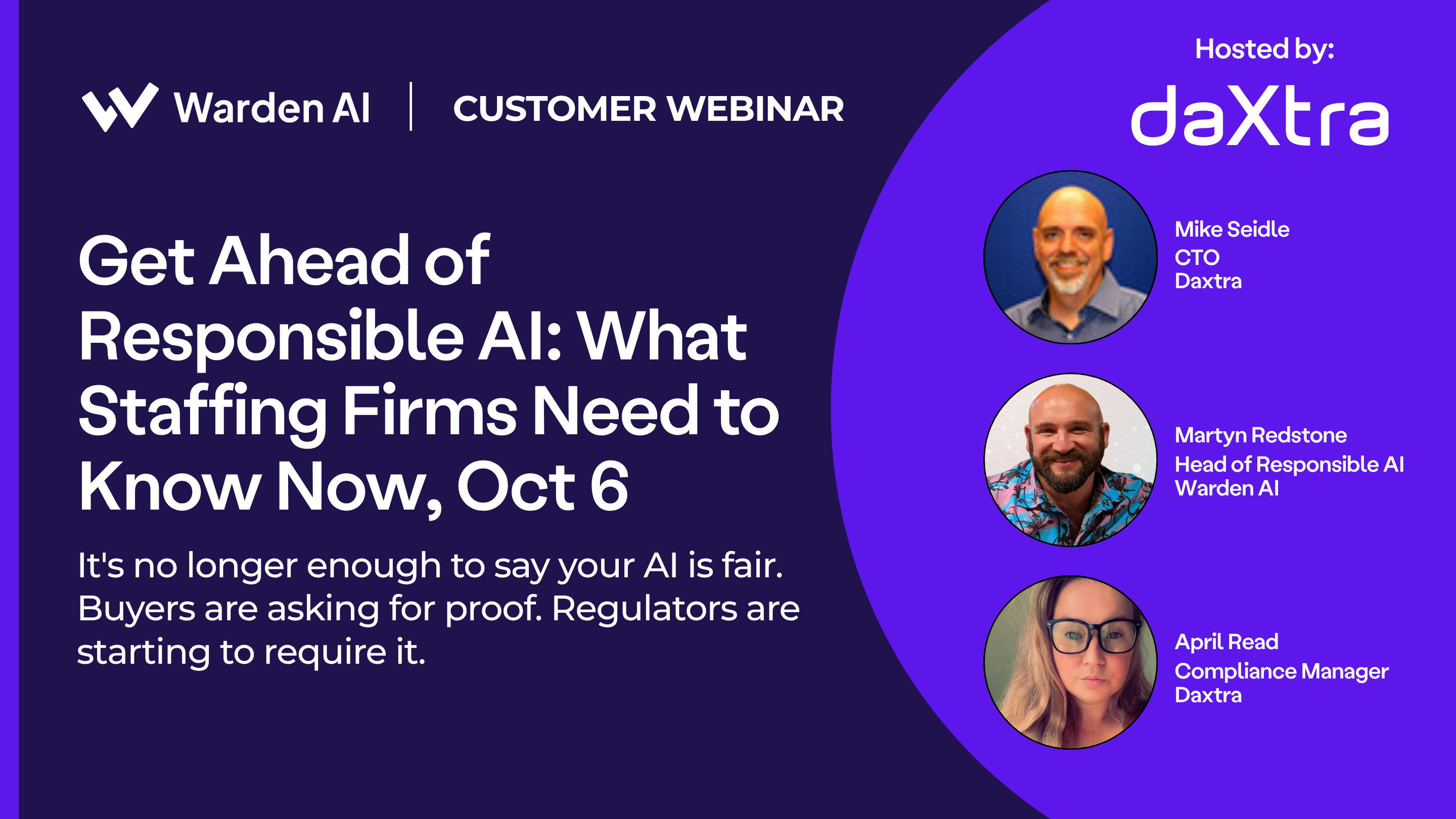 Get Ahead of Responsible AI: What Staffing Firms Need to Know Now, Oct 6