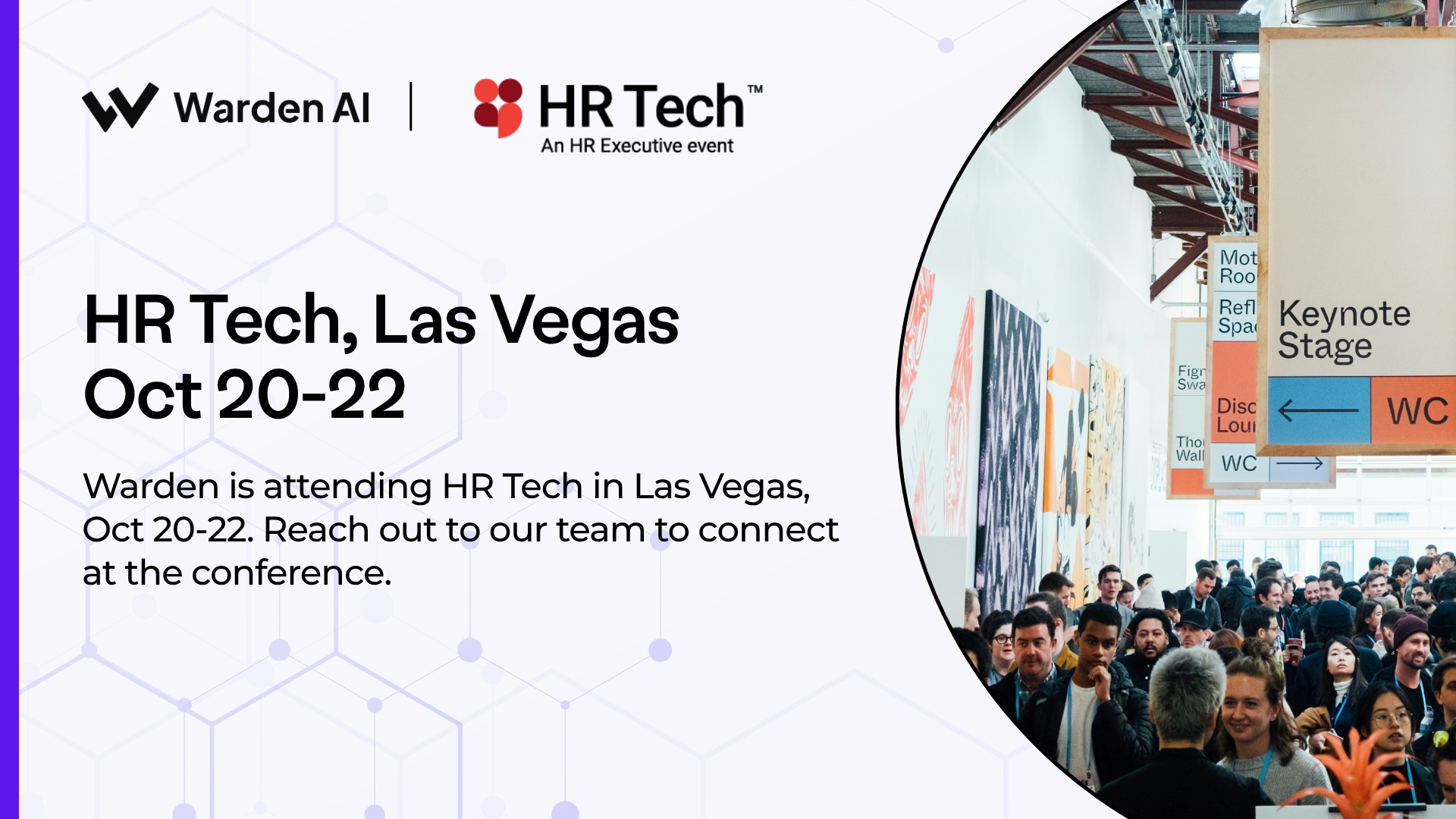 Warden is Attending HR Tech 2026 Las Vegas, Oct 20-22