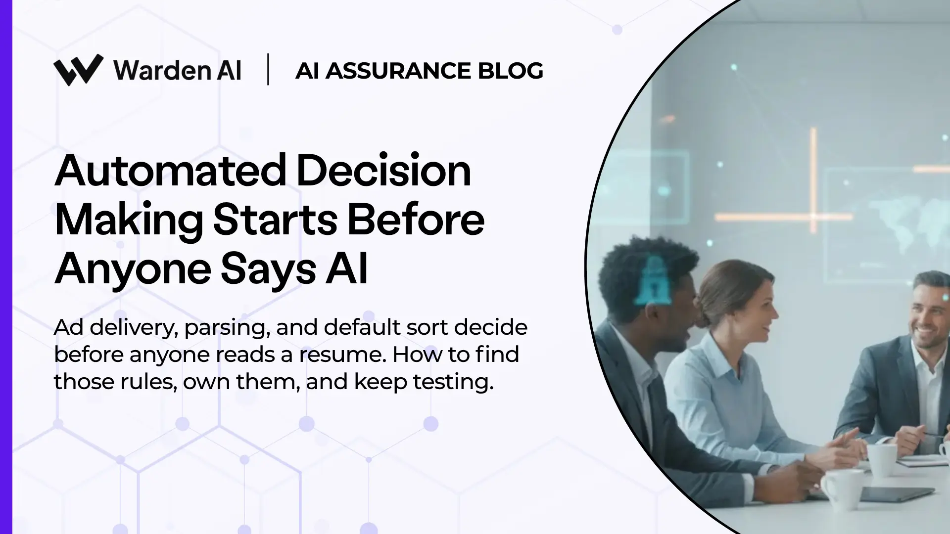 Automated Decision Making in Hiring: A Stage-by-Stage Map