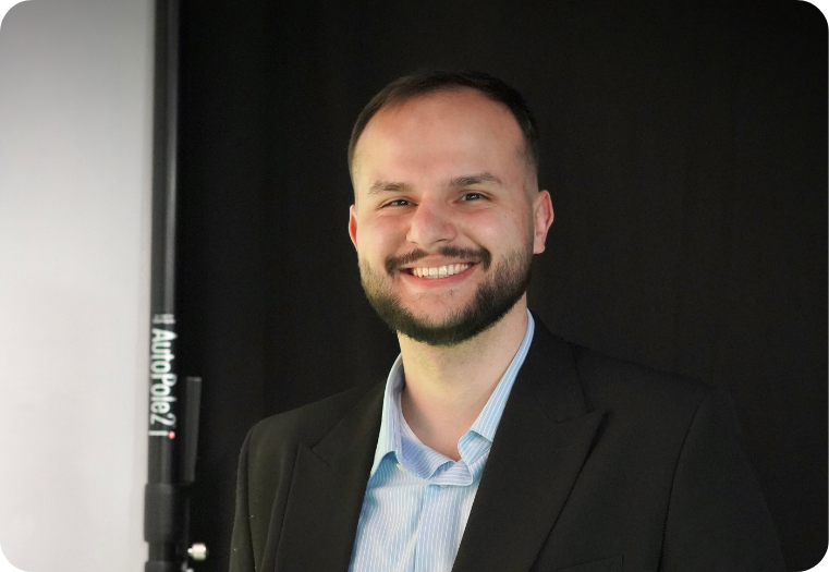 A cute Picture of Turgut, the founder of T.One