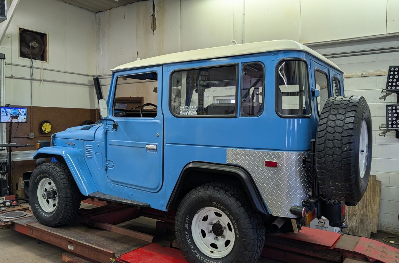 Heritage Auto Repair mechanic checking a classic car for Penn Township, PA owners. Classic Car Repair Near Me.