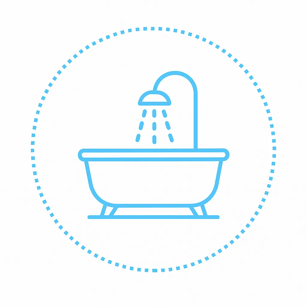 Bathroom Tiling Newquay Cornwall.