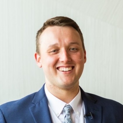 designer presenting graphic concept