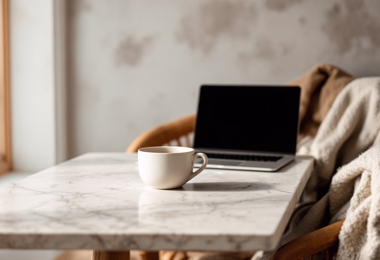 image of a sleek office space (for an ai marketing tech company)