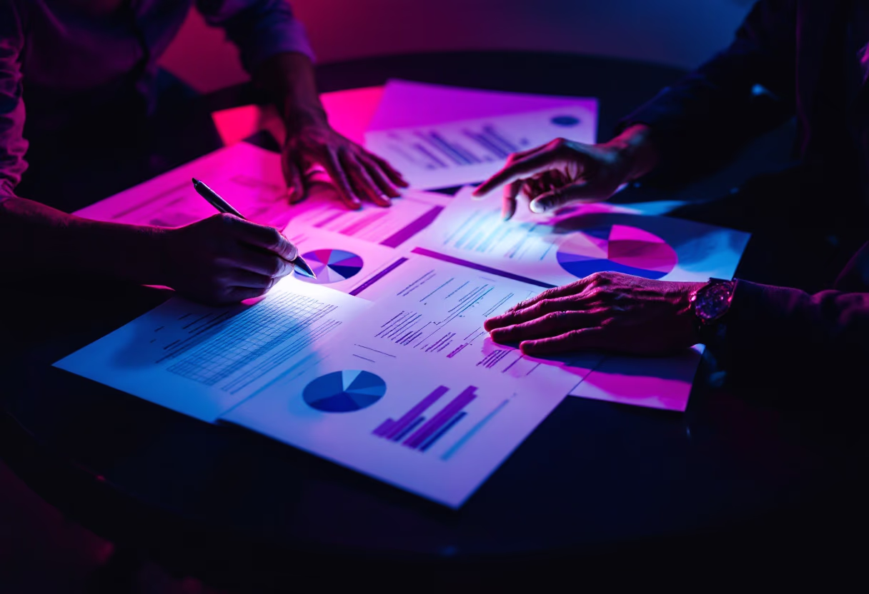 image of financial planning, business meeting