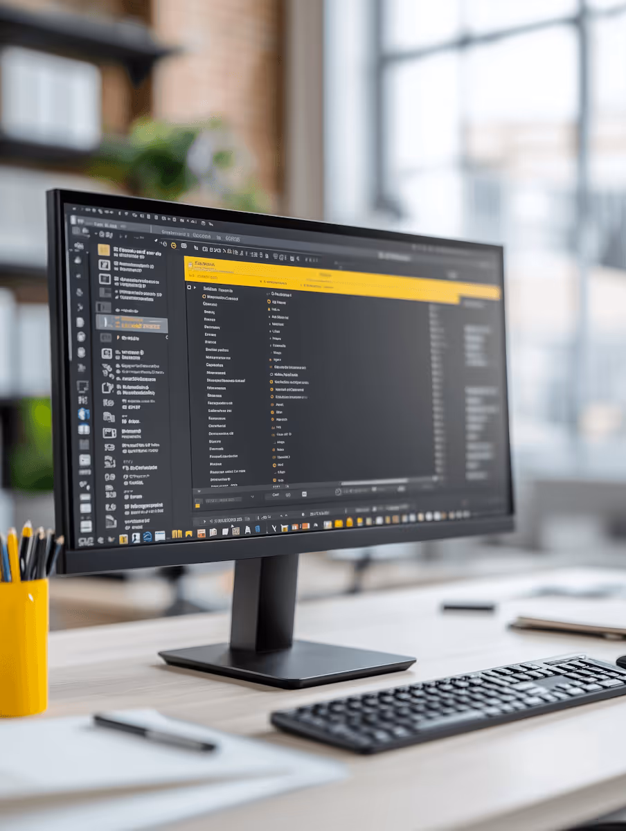An image of computer monitor
