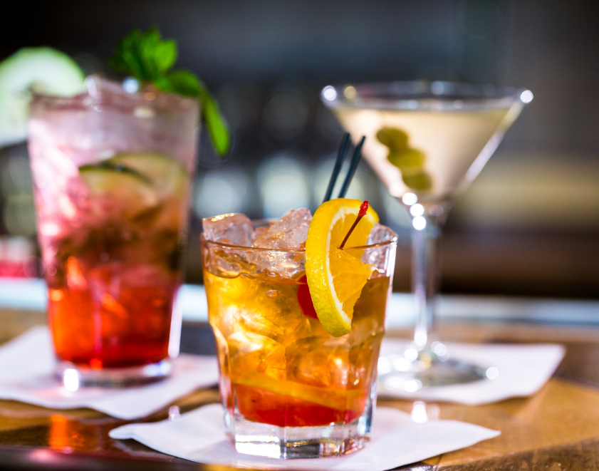 3 craft cocktails
