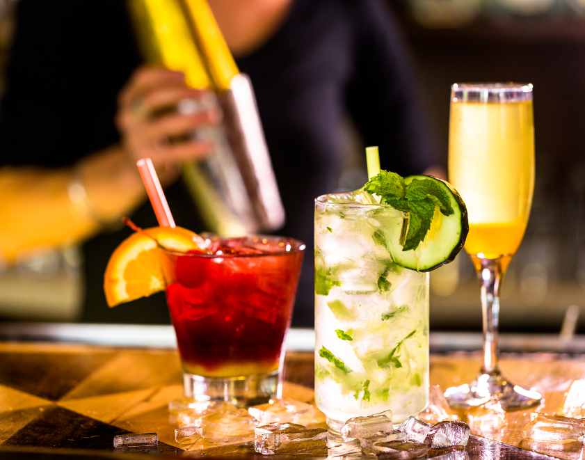 3 craft cocktails