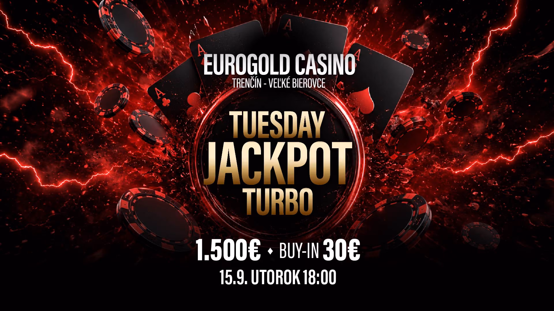 Tuesday Jackpot Turbo 1500€