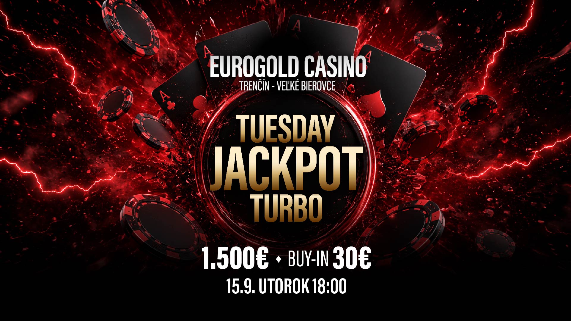 Tuesday Jackpot Turbo 1500€