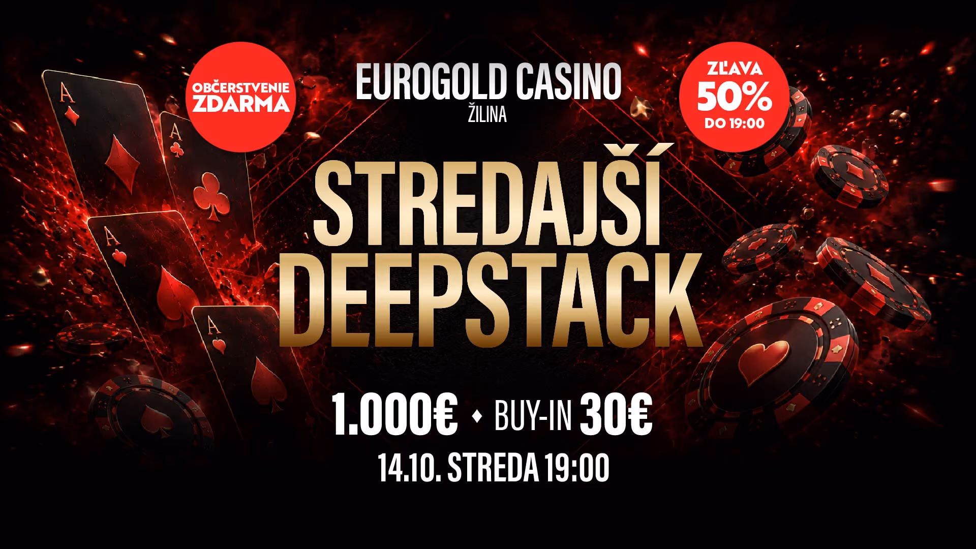 Stredajší Deepstack 1.000€