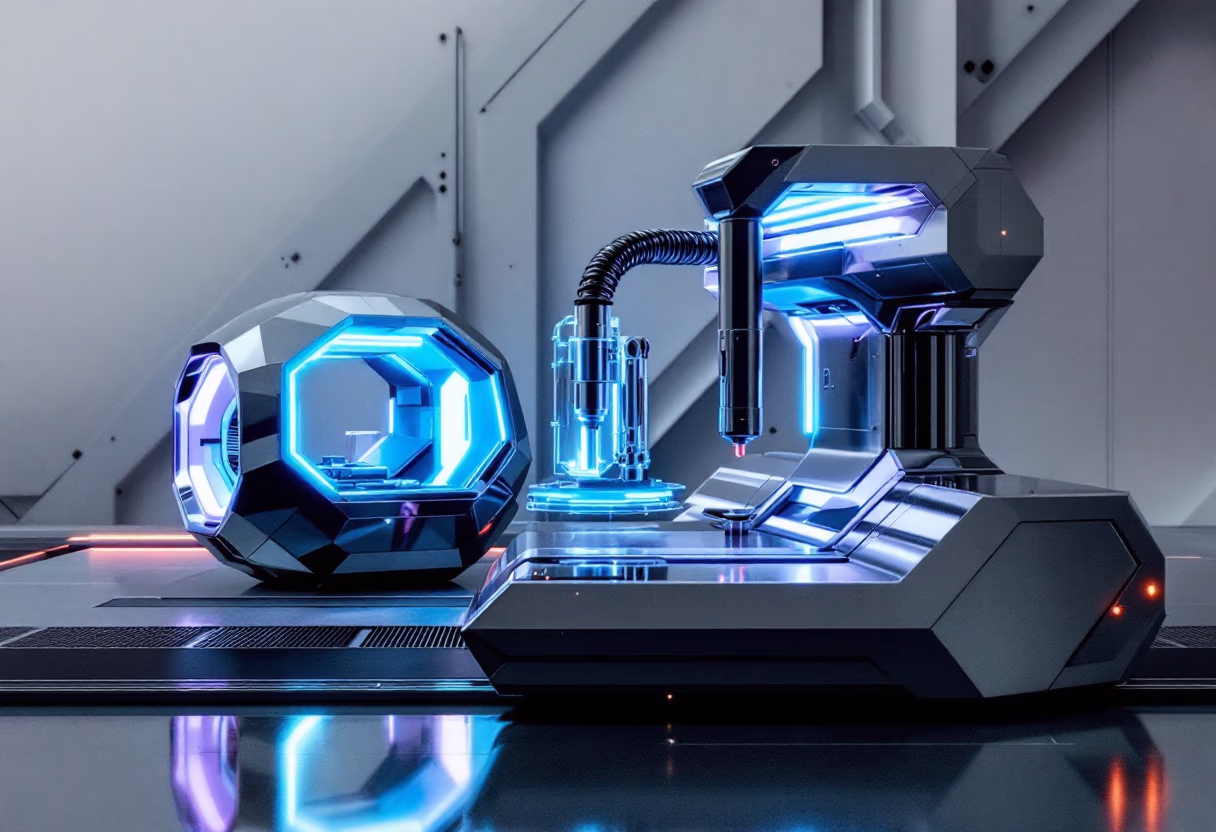 image of factory equipment (for a manufacturing plant)