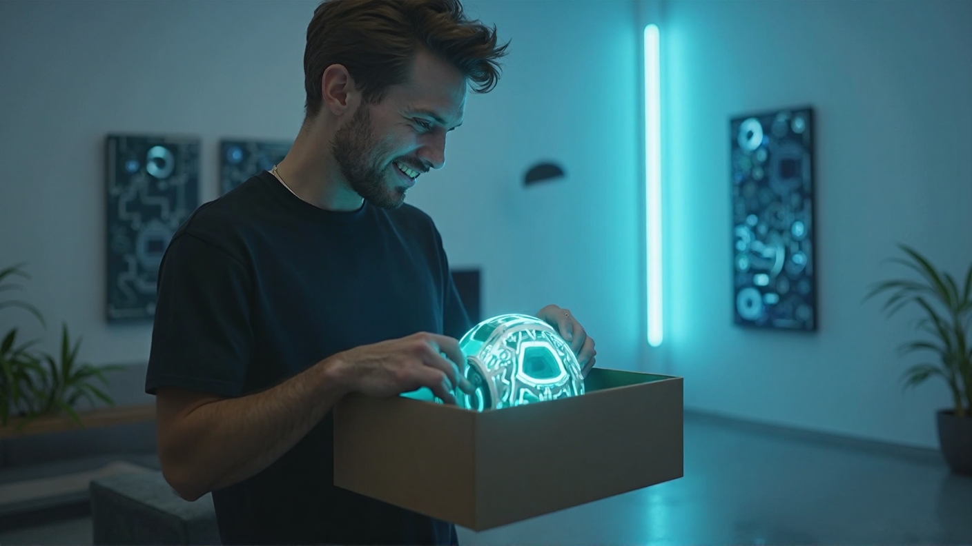 image of customer receiving a delivery